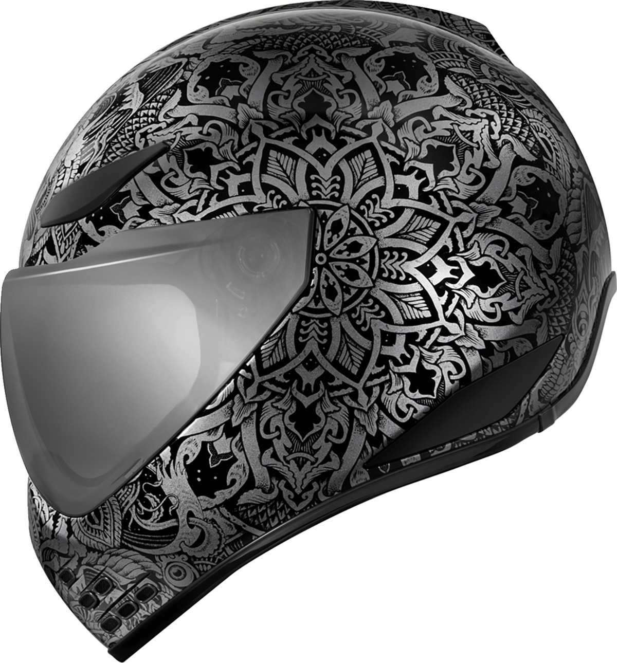 ICON Domain Helmet - Gravitas - Black image 1
