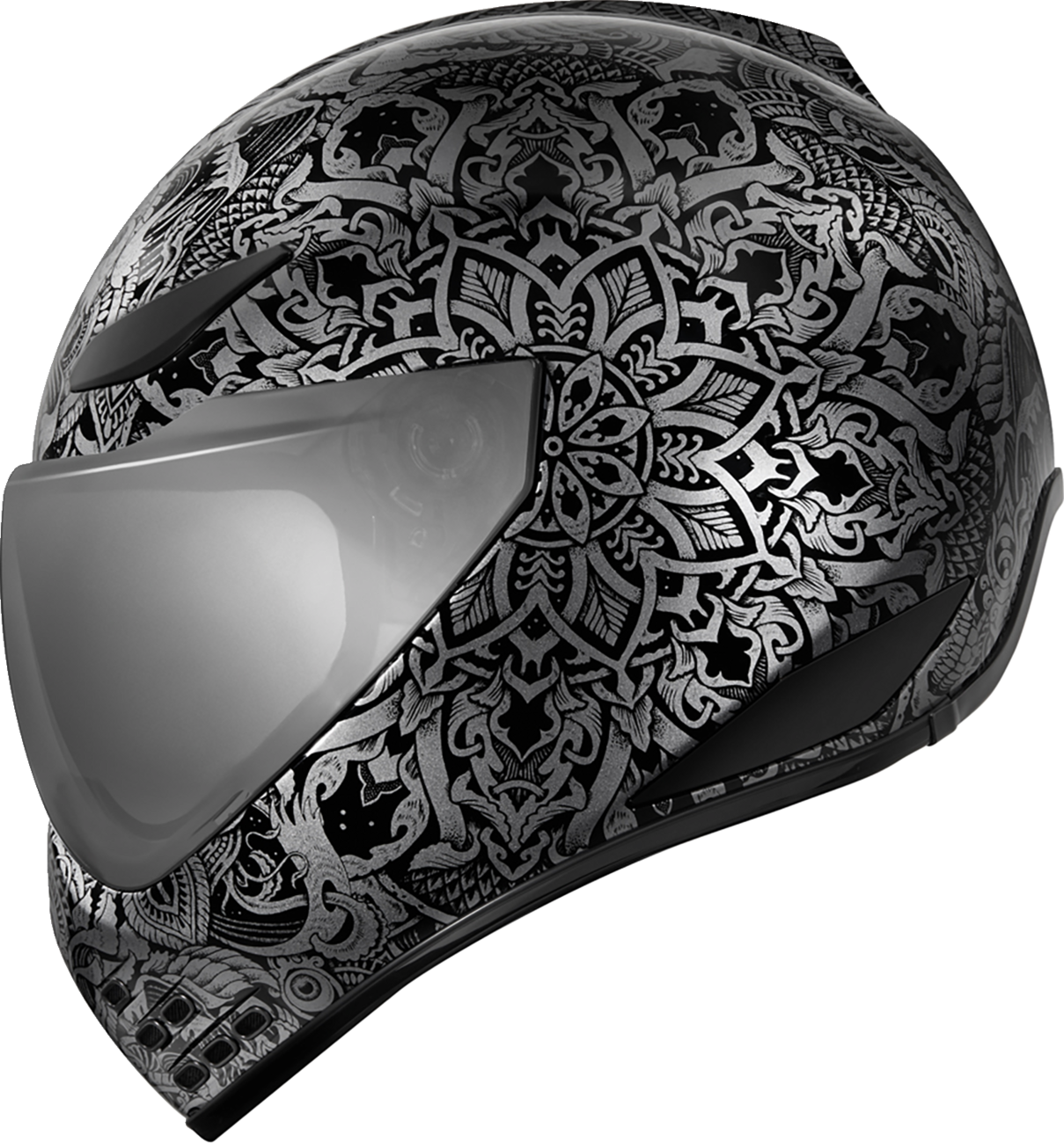 ICON Domain Helmet - Gravitas - Black image 1
