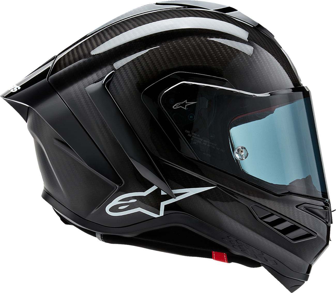 AlpineStars Supertech R10 Helmet - Solid - Carbon Black image 4
