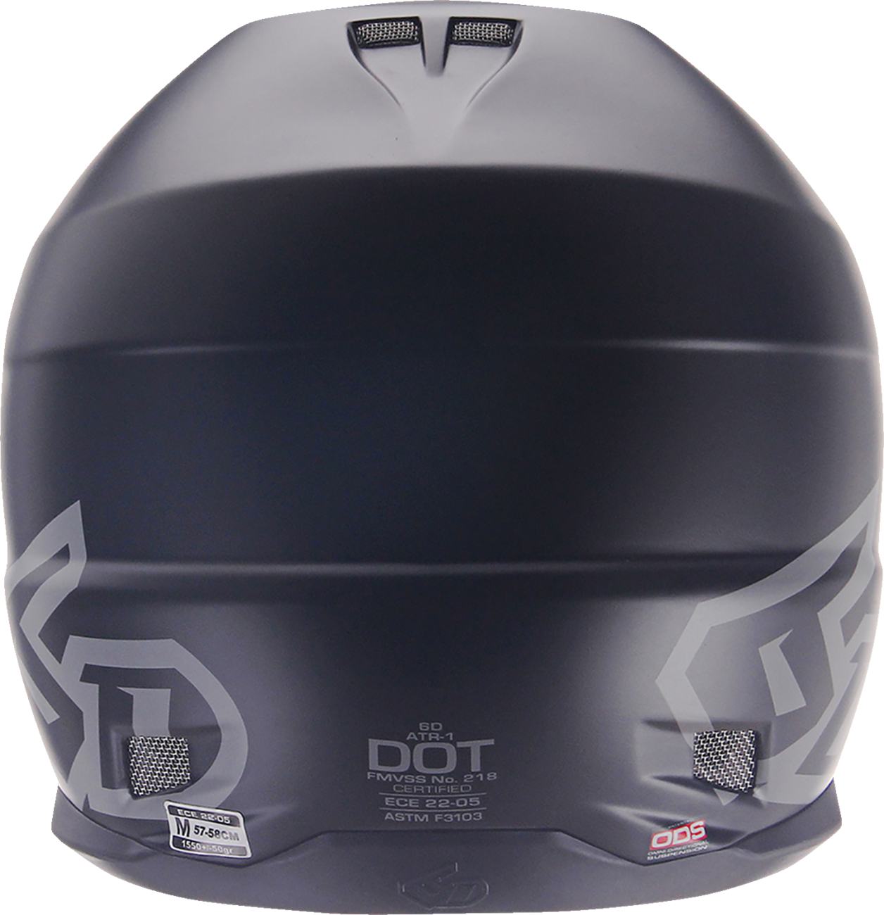 6D ATR-1 Helmet - Matte Black image 3