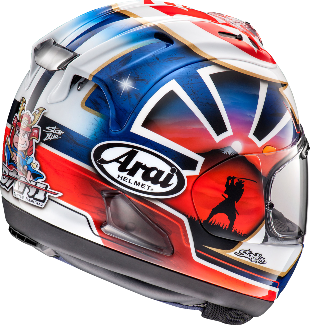 ARAI Corsair-X Helmet - Dani Samurai-2 - Blue image 1